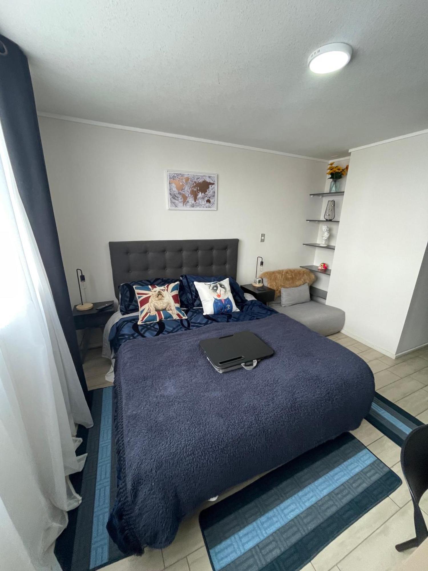 Apartamento En Santiago Centro Cerca De Movistar Arena, Caupolican Eksteriør bilde